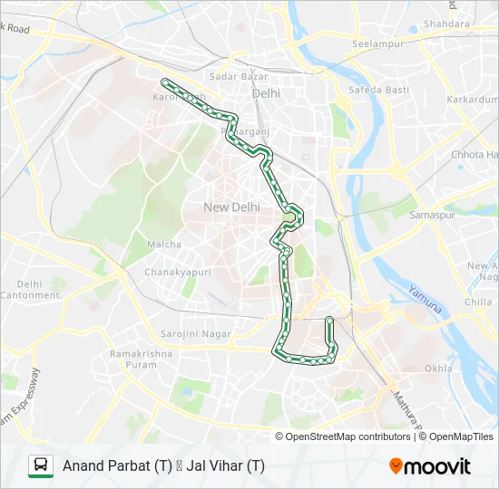 450 Bus Line Map