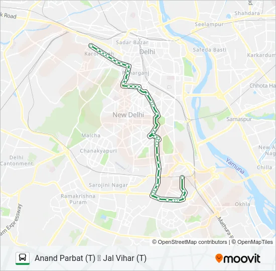 450 Bus Line Map