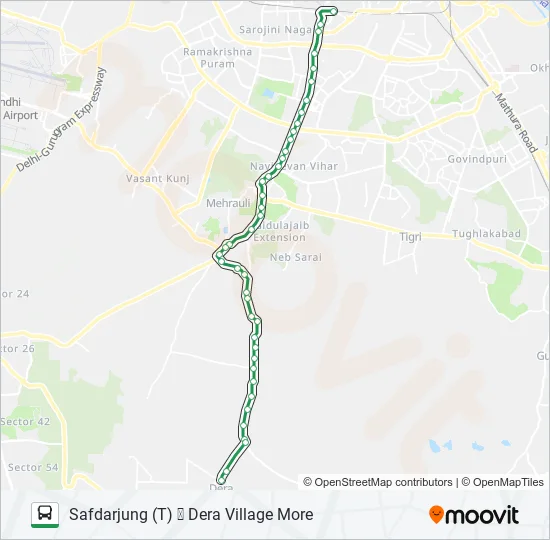516 Bus Line Map