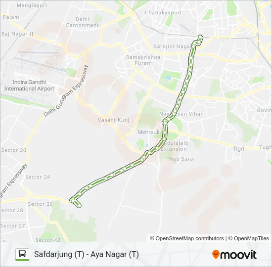 517 Bus Line Map