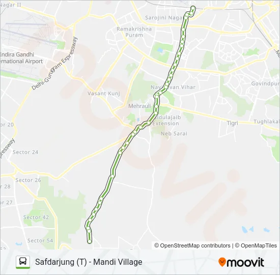 519 Bus Line Map
