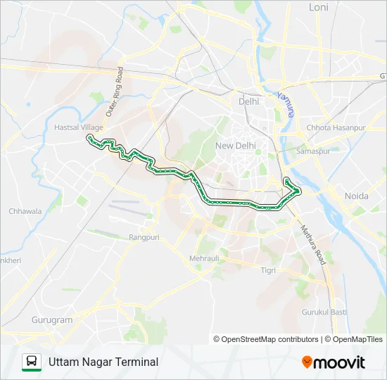711 Bus Line Map