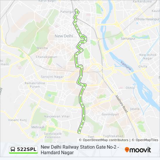 Route To New Delhi Railway Station 522Spl Route: Schedules, Stops & Maps - New Delhi Railway Station Gate No-2  (Updated)