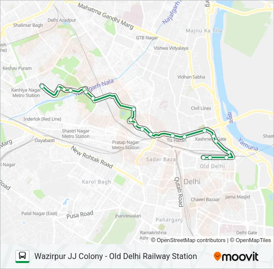 115 Bus Line Map