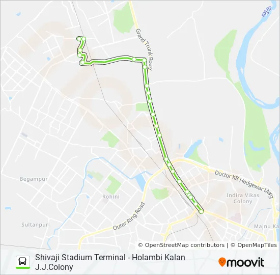 Bus 171 Route Map 171 Route: Schedules, Stops & Maps - Holambi Kalan Jj Colony (Updated)