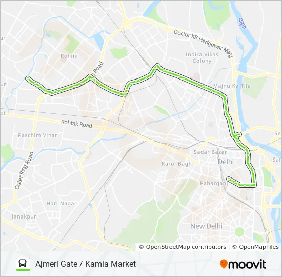 Bus 901 Route Map 901 Route: Schedules, Stops & Maps - Ajmeri Gate / Kamla Market (Updated)