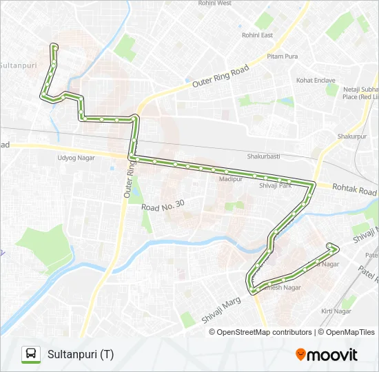 908 Bus Line Map