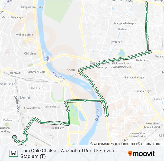 273 bus Line Map