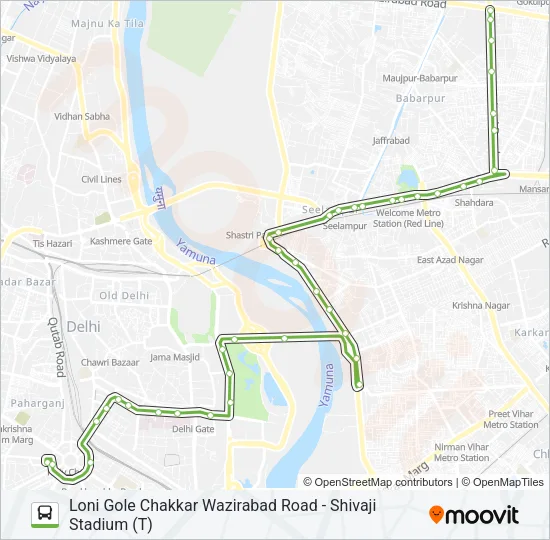 273 Bus Line Map