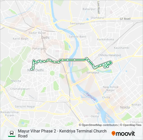 349 Bus Line Map