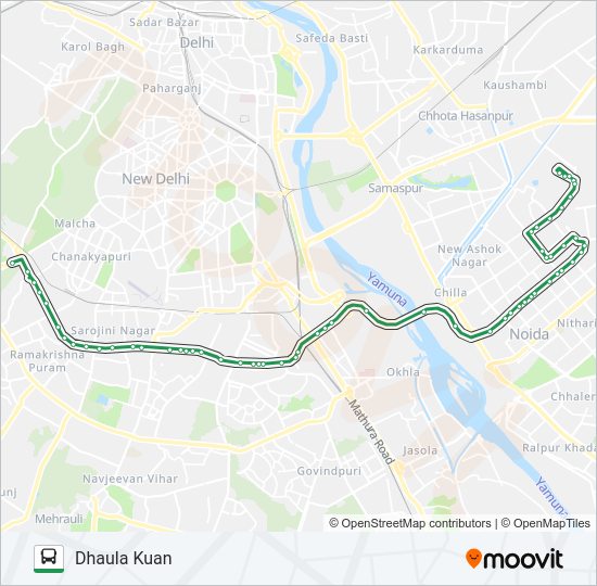 398 bus Line Map