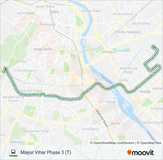 398 Bus Line Map