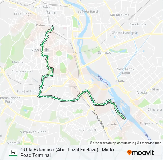 400 Bus Line Map