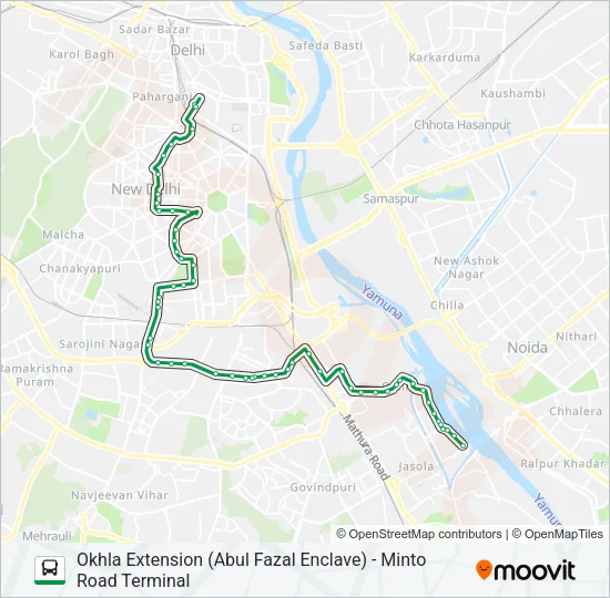 400 Bus Line Map