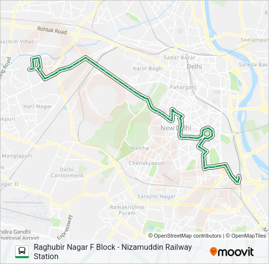 408 Bus Line Map