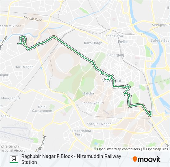 408 bus Line Map