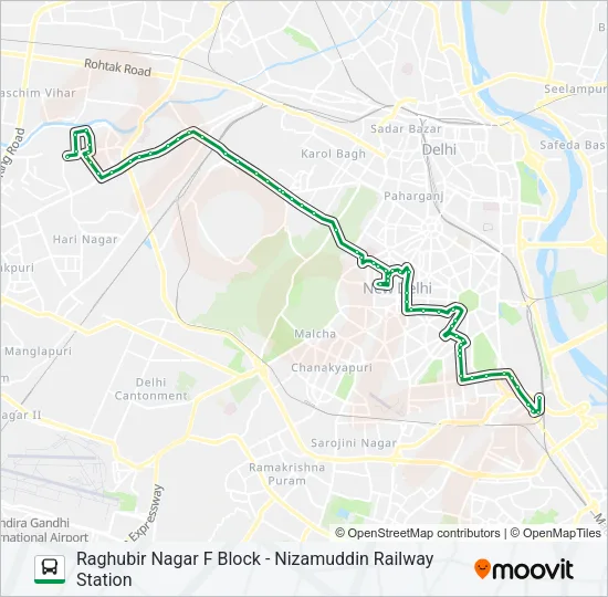 408 Bus Line Map