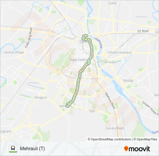 502 Bus Line Map