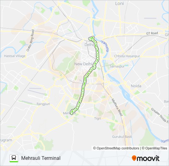 502 Route Schedules, Stops & Maps Mehrauli Terminal (Updated)