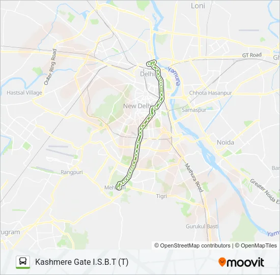 502 Bus Line Map