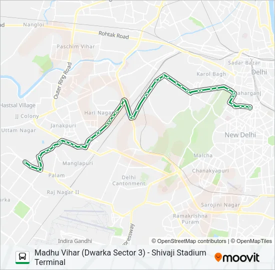 803 Bus Line Map
