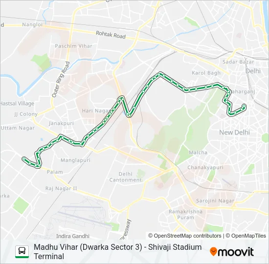803 Bus Line Map
