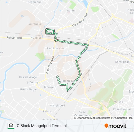 808 Bus Line Map