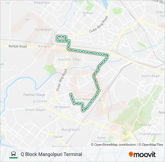 808 Bus Line Map