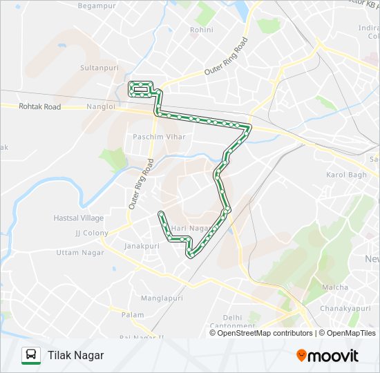 808 Bus Line Map