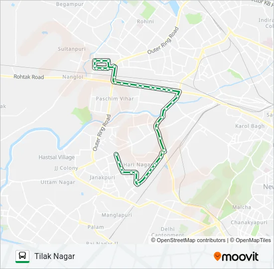 808 Bus Line Map