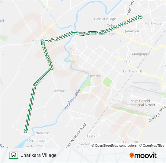 818 Bus Line Map
