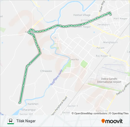 818 Bus Line Map