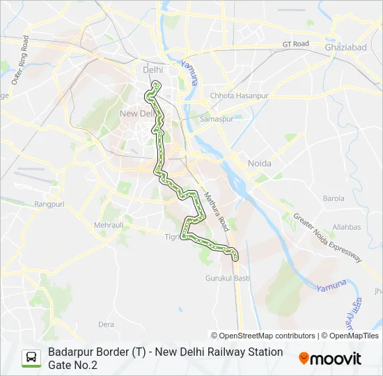 440A Bus Line Map