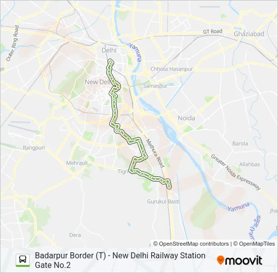 440A Bus Line Map