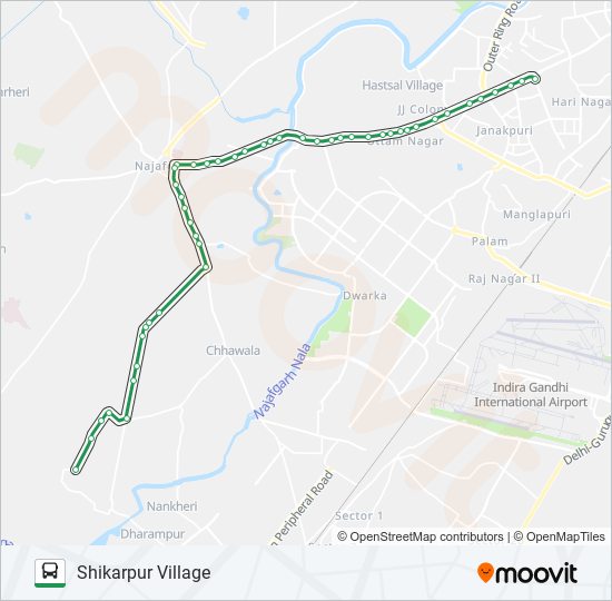 829 bus Line Map