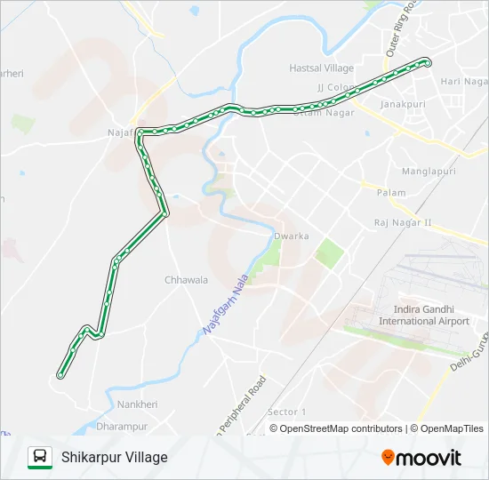 829 Bus Line Map