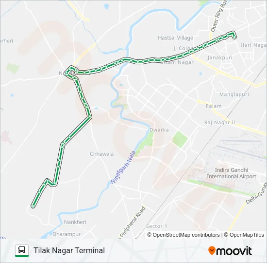 829 Bus Line Map