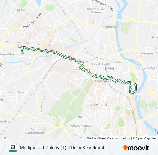 917 bus Line Map