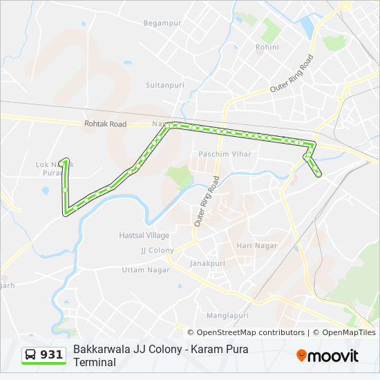 931 Route Schedules Stops Maps Karampura Terminal