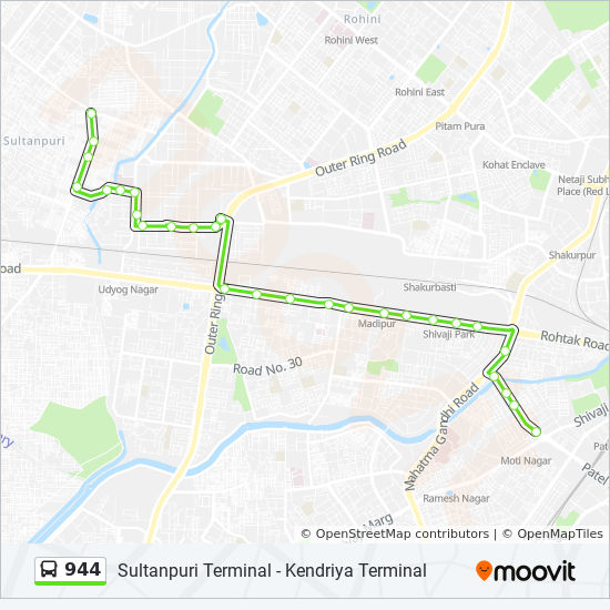 Bus 944 Route Map 944 Route: Schedules, Stops & Maps - Karampura Terminal (Updated)