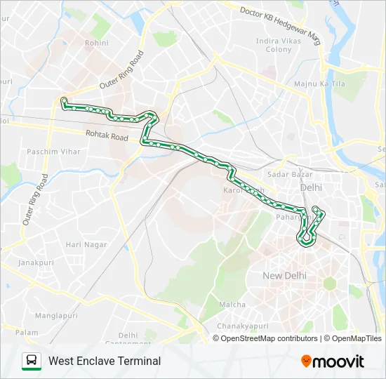 951 Bus Line Map
