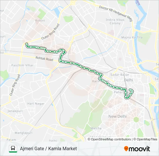 951 Bus Line Map