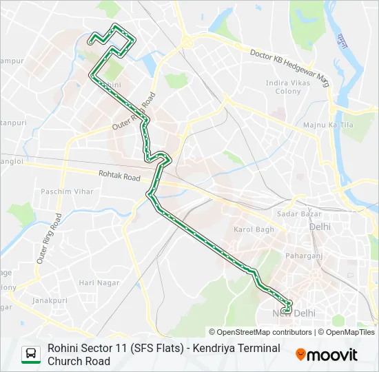 975 Bus Line Map