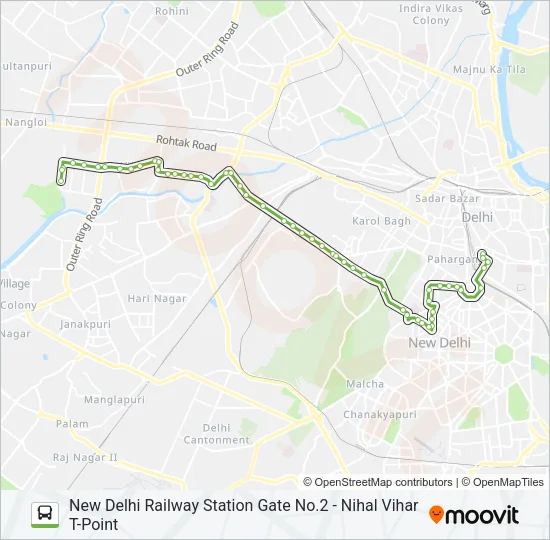 910A Bus Line Map