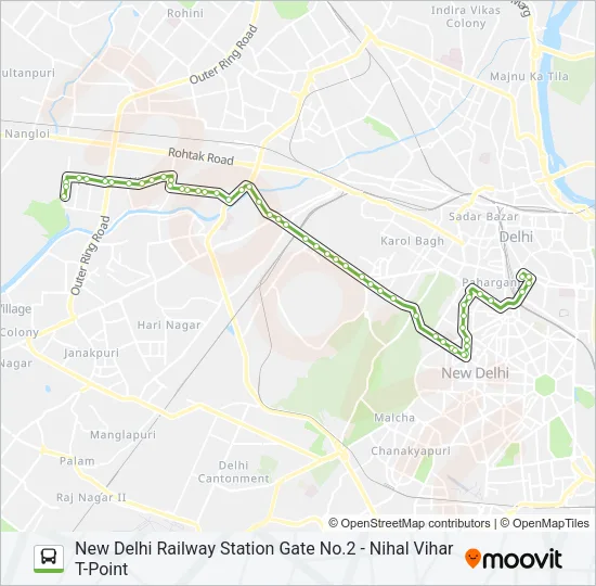 910A Bus Line Map
