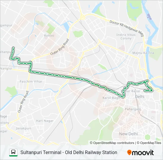 937A Bus Line Map