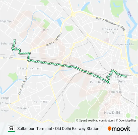 937A Bus Line Map