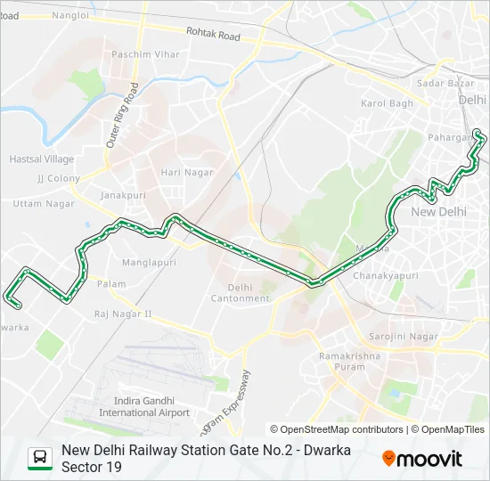 RL-77EXT Bus Line Map