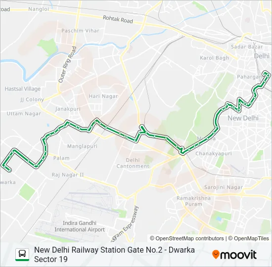 RL-77EXT Bus Line Map