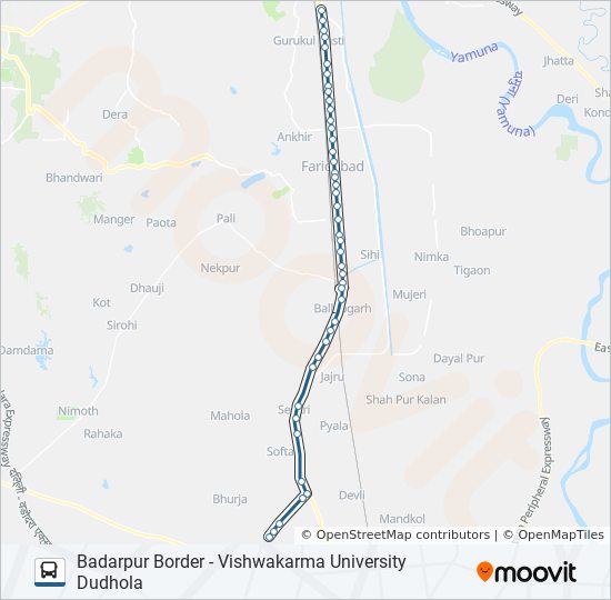 915 bus Line Map